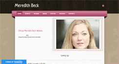 Desktop Screenshot of meredithbeck.com