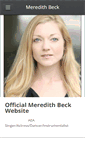 Mobile Screenshot of meredithbeck.com